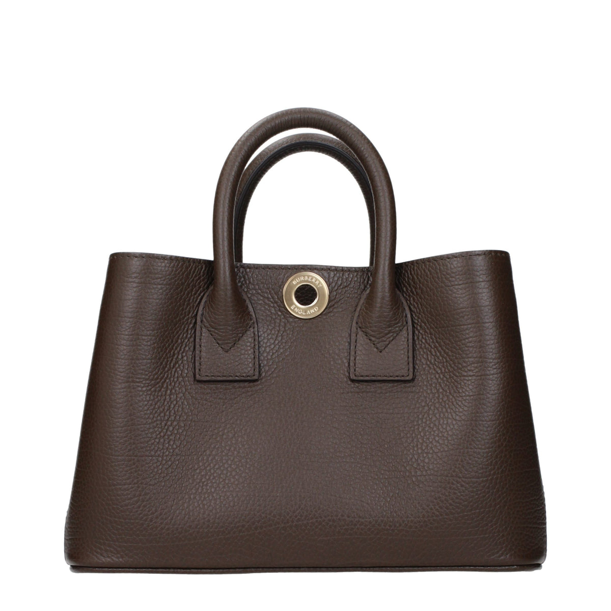 Burberry Braune Lederhandtasche