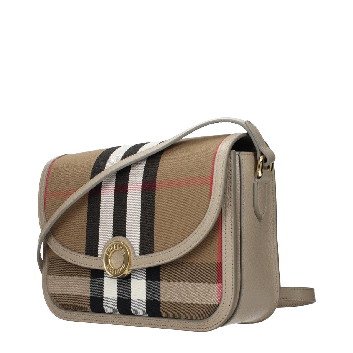 Burberry Braune Umhängetasche aus Stoff