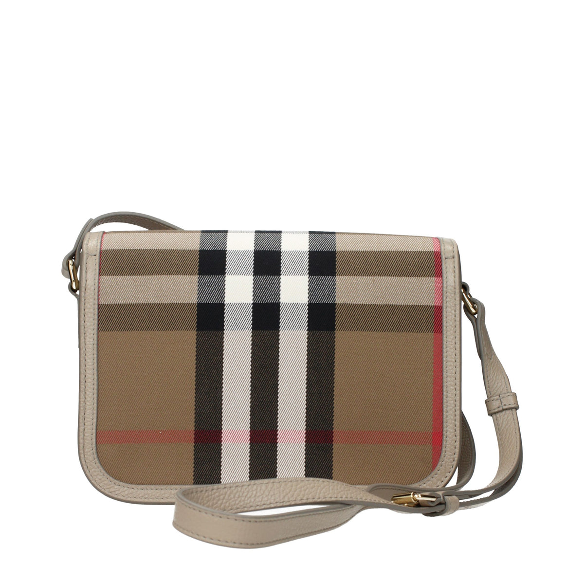 Burberry Braune Umhängetasche aus Stoff