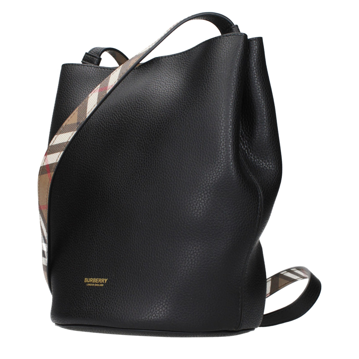 Burberry Schwarze Leder Umhängetasche