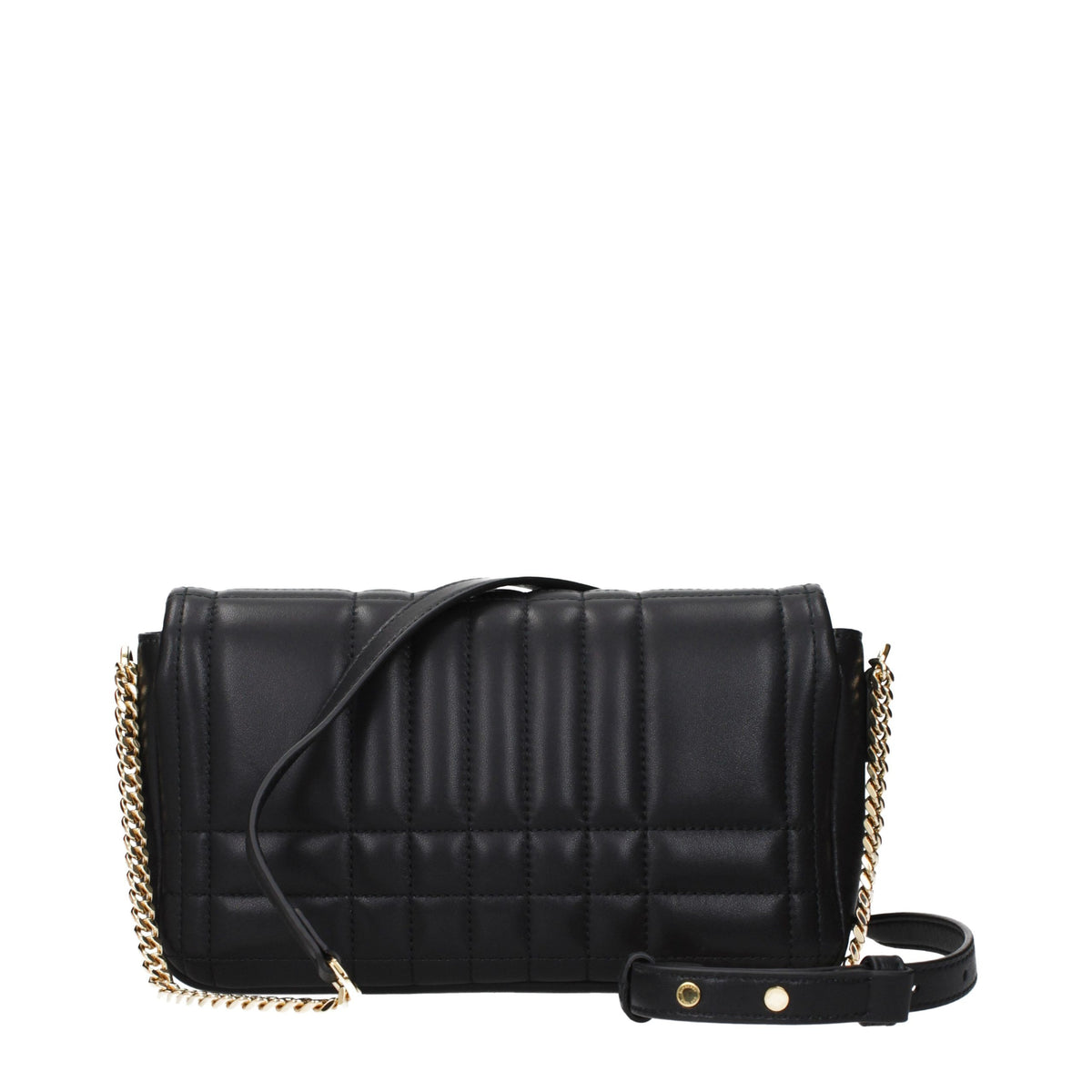 Burberry Schwarze Leder Umhängetasche