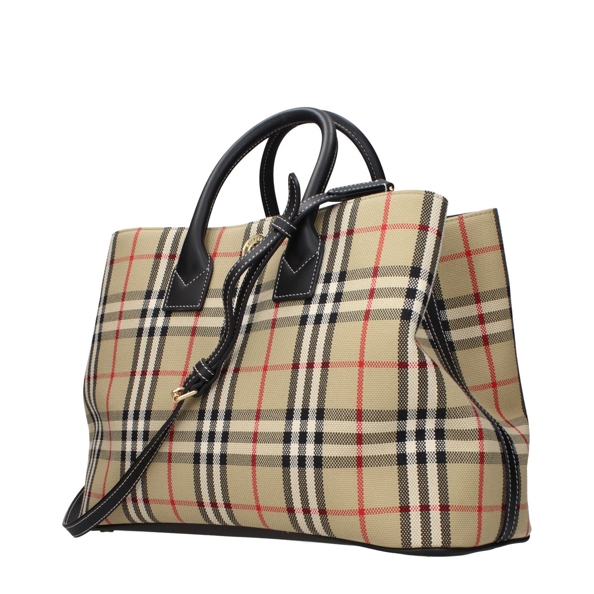 Burberry Beige Stoff-Handtasche