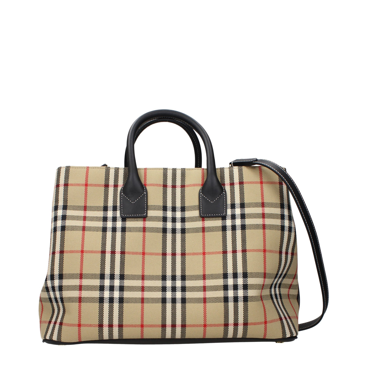 Burberry Beige Stoff-Handtasche