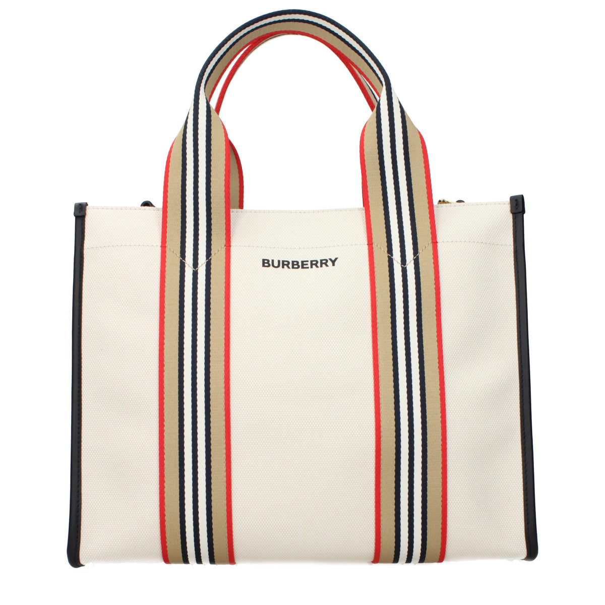 Burberry Beige Stoff-Handtasche