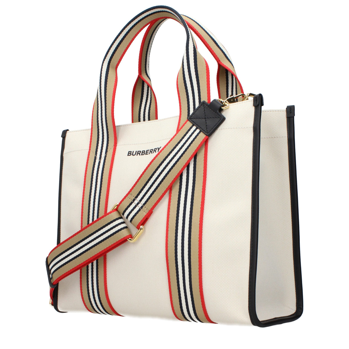 Burberry Beige Stoff-Handtasche