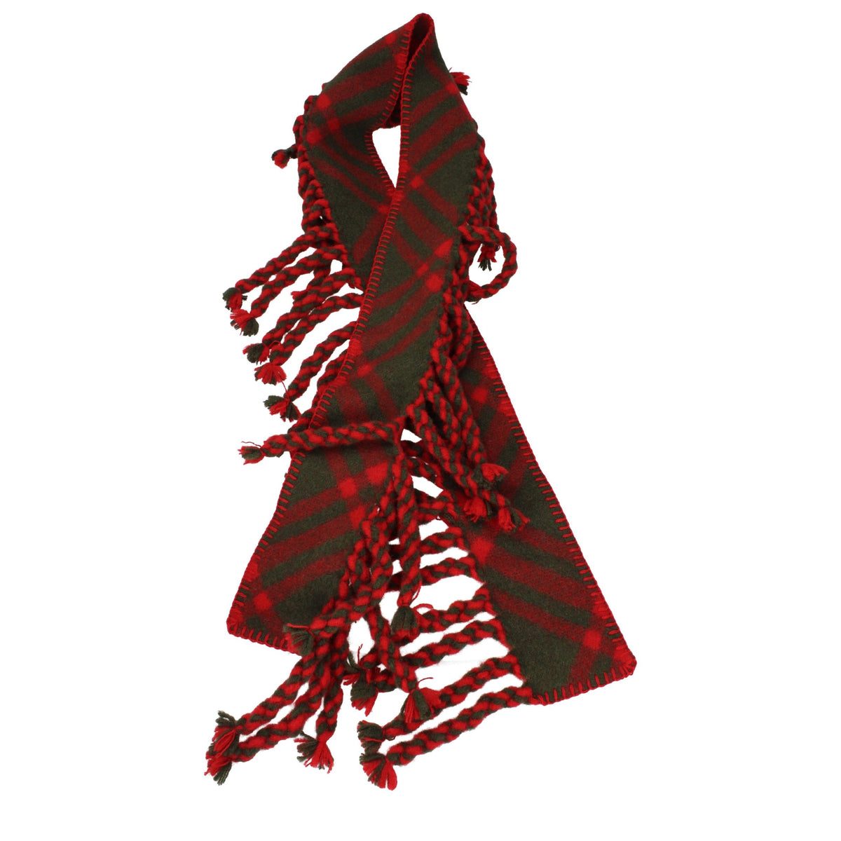 Burberry Roter Woll-Foulard