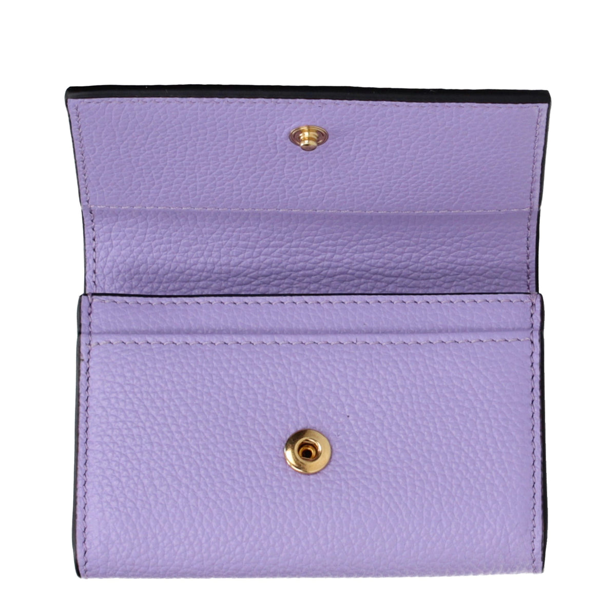 Versace Violette Ledergeldbörse