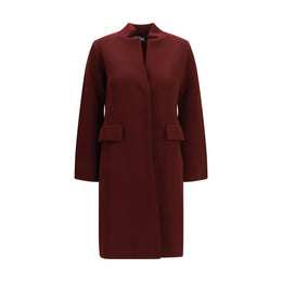 Ella Bordeaux Wollmantel Oves Aries