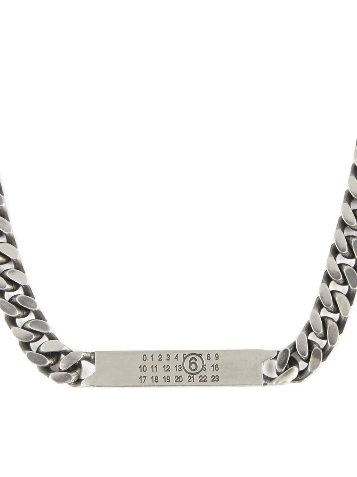 MM6 Maison Margiela Halskette aus Silbermessing