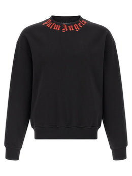 Palm Angels Schwarzer Baumwoll-Sweatshirt