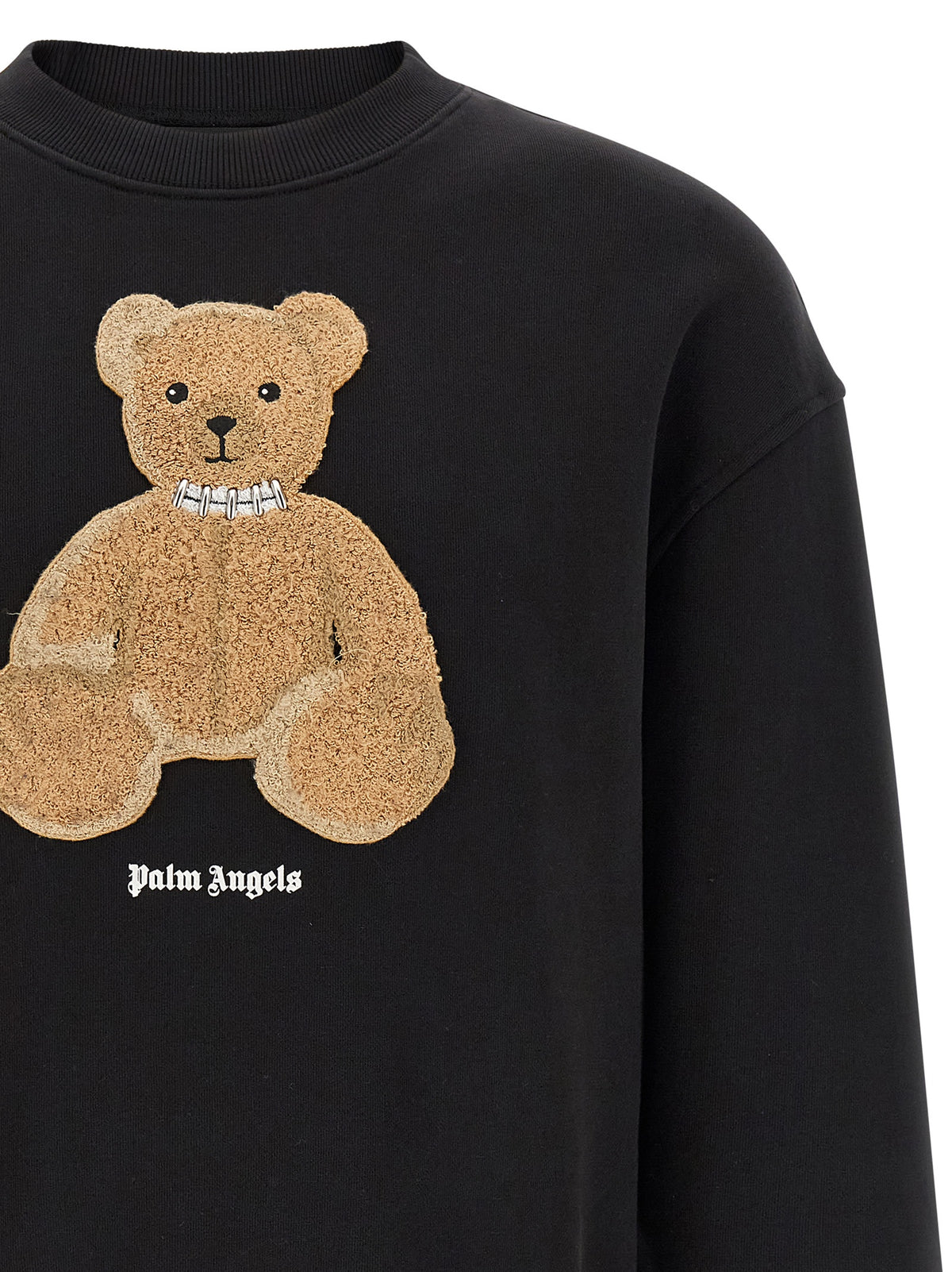 Palm Angels Schwarzer Baumwoll-Sweatshirt