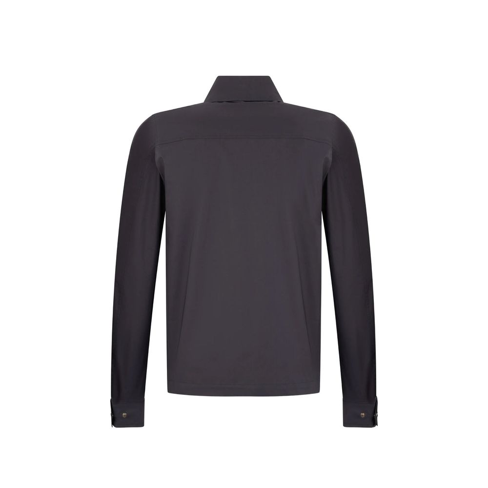 Herno Blaue Baumwoll-Shell-Jacke
