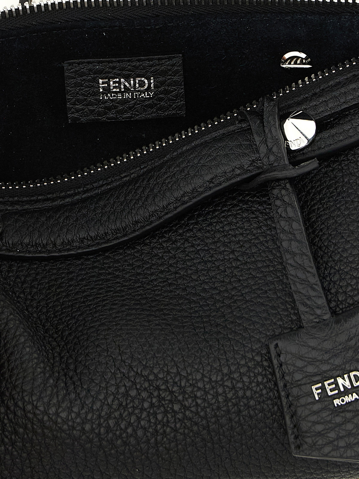 Fendi Schwarze Kalbsleder-Handtasche