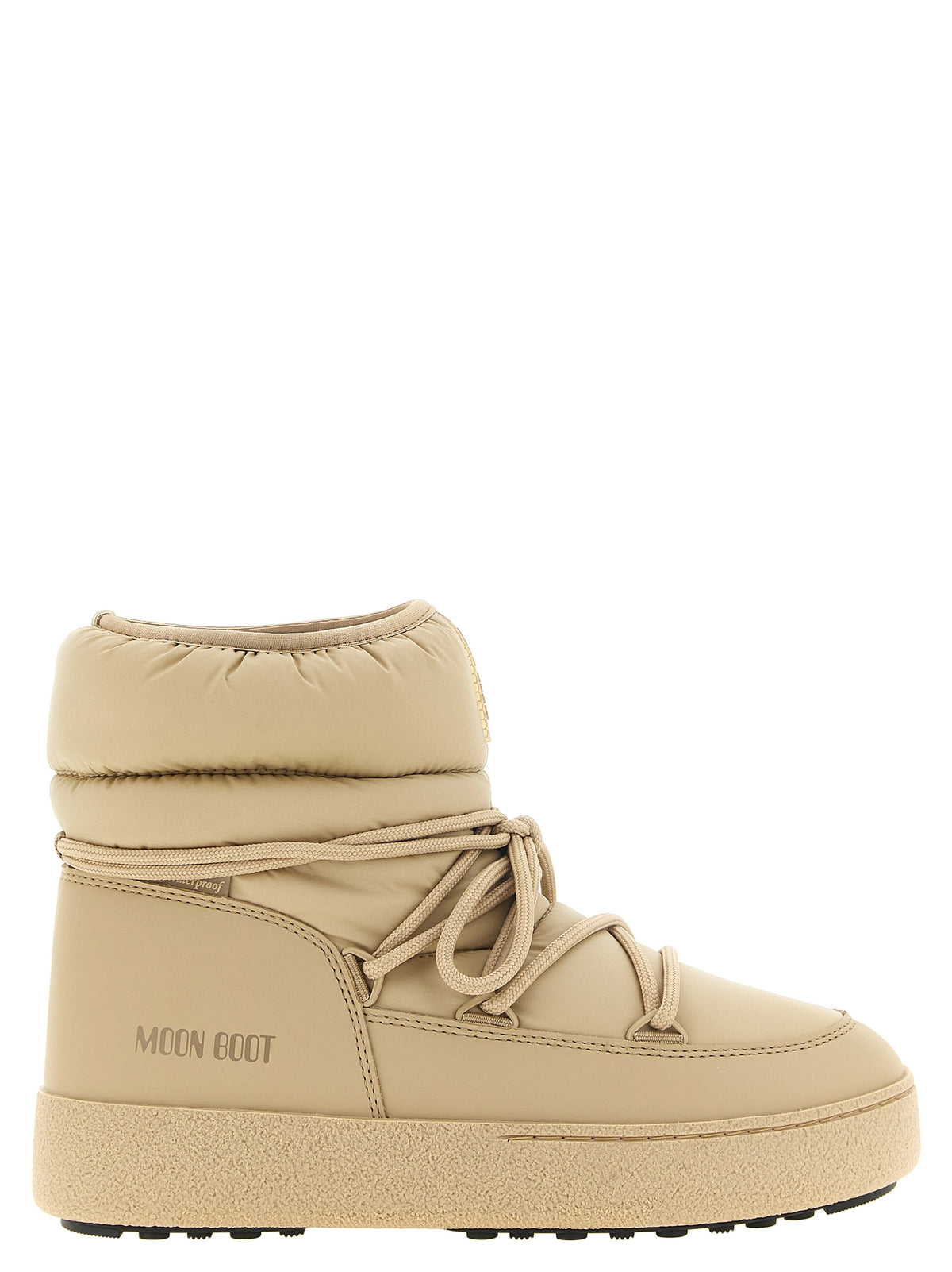 Moon Boot Beige Polyamid-Stiefeletten
