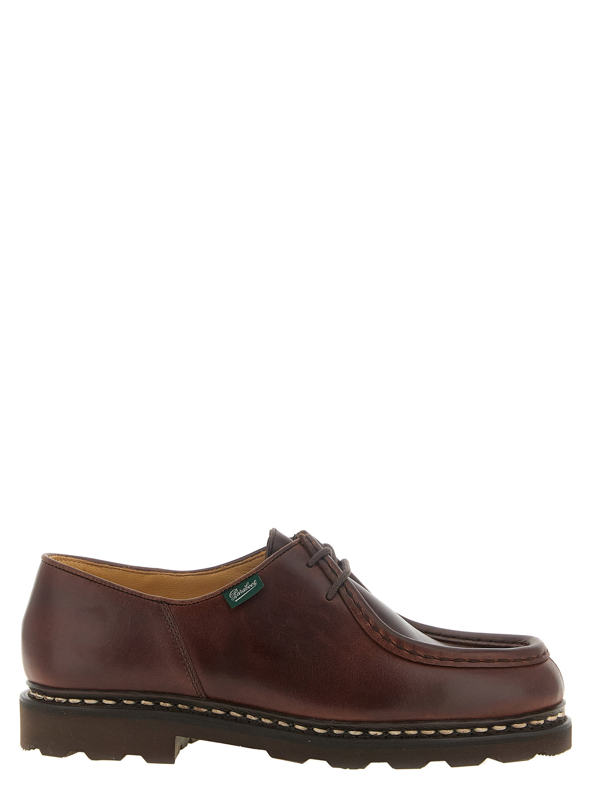 PARABOOT Braune Kalbsleder Oxford- und Derby-Schuhe
