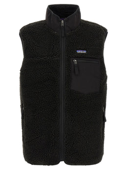 PATAGONIA Schwarze ärmellose Jacke aus Polyester
