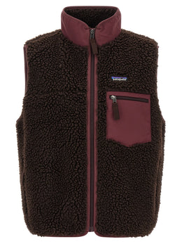 PATAGONIA Braune ärmellose Jacke aus Polyester