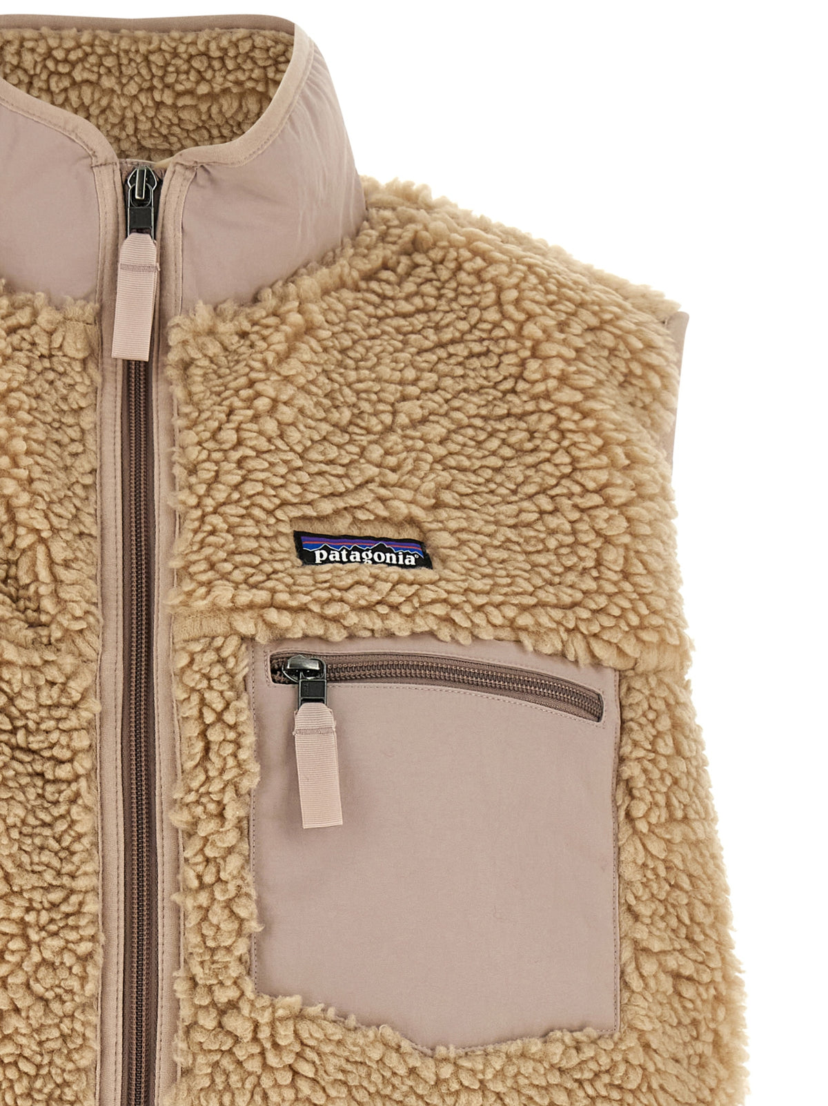 PATAGONIA Beige Polyester Ärmellose Jacke