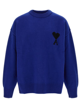 Ami Paris Blauer Wollcardigan