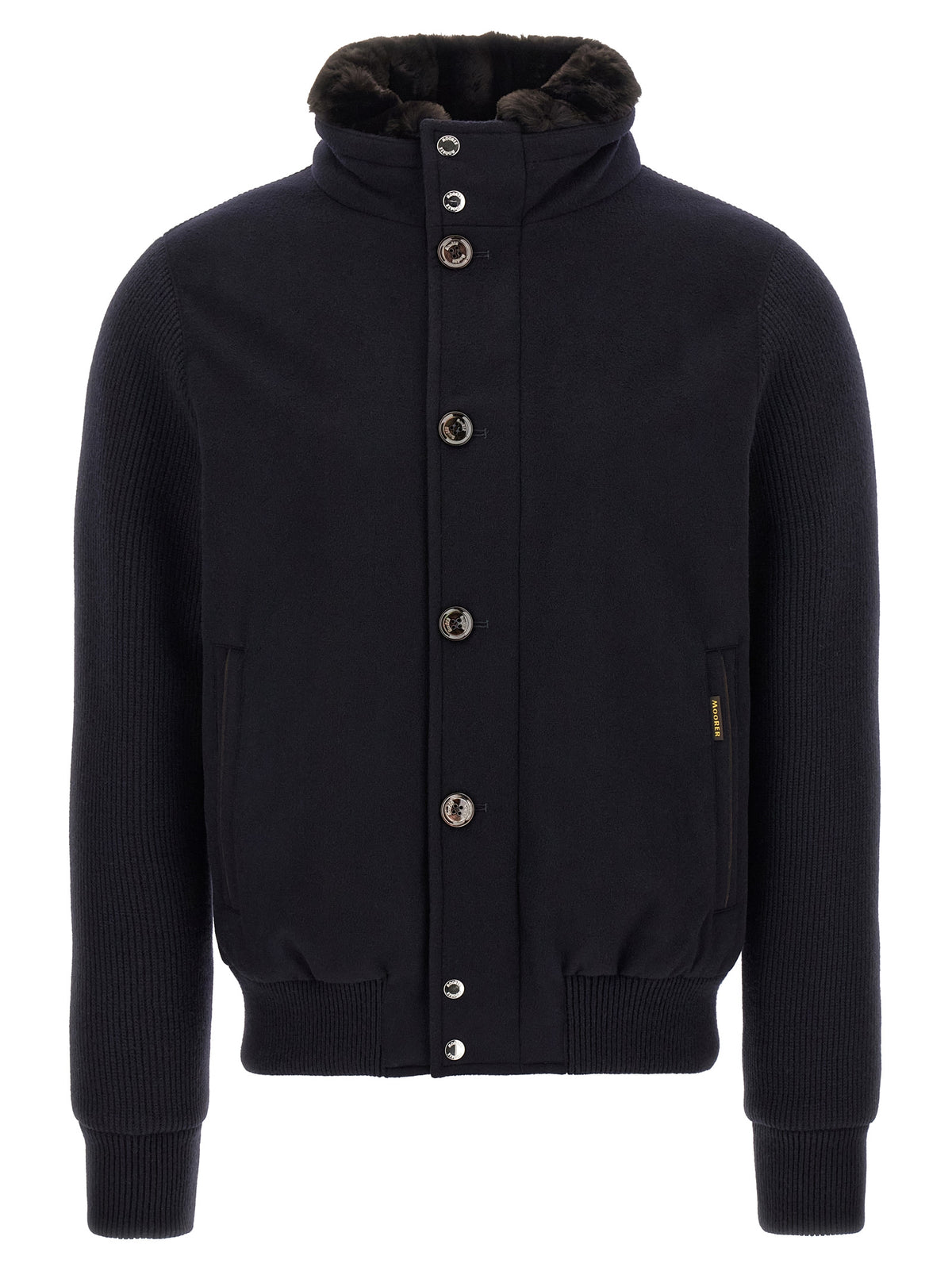 MooRER Blauer Wollbomber