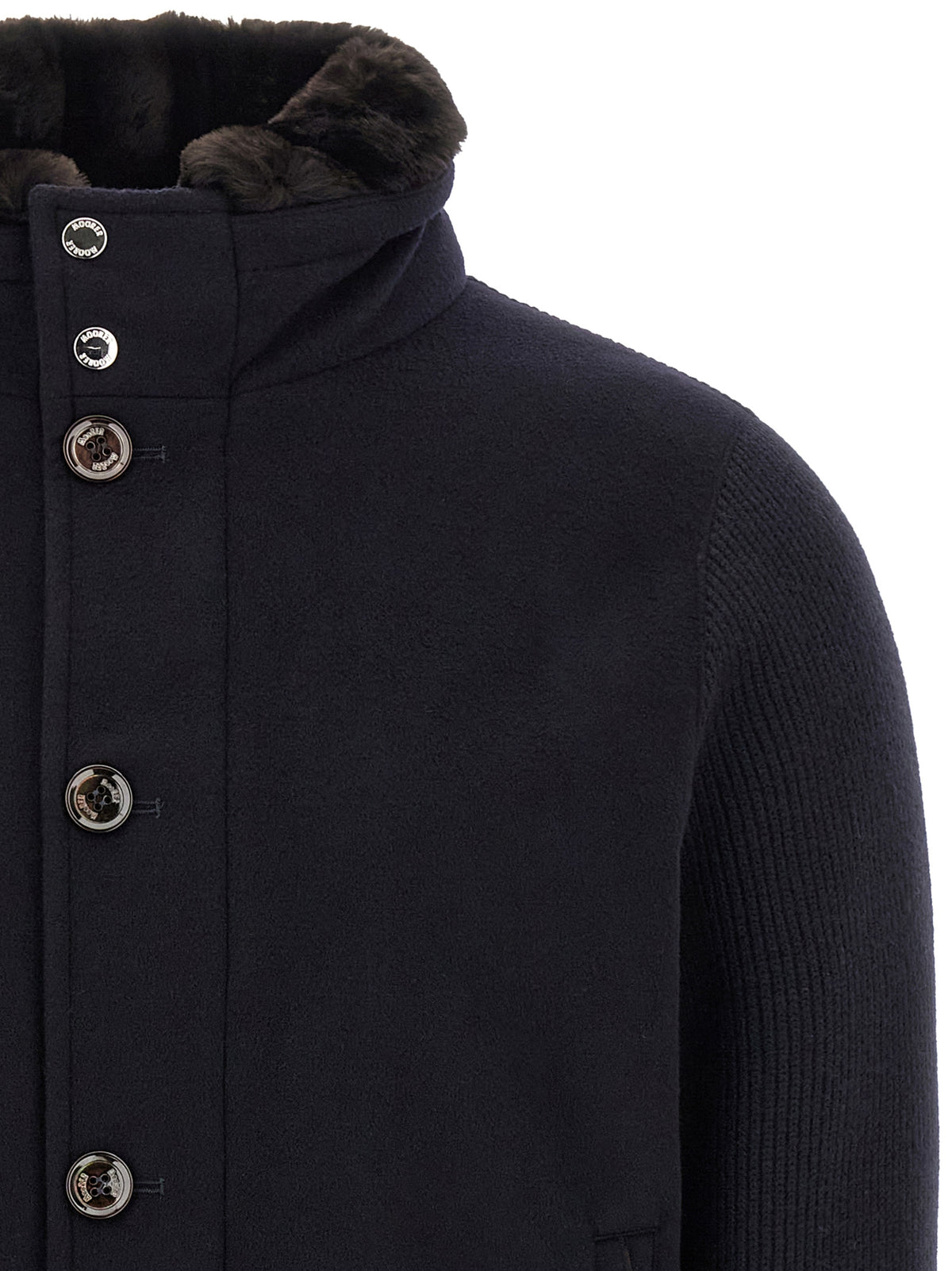 MooRER Blauer Wollbomber