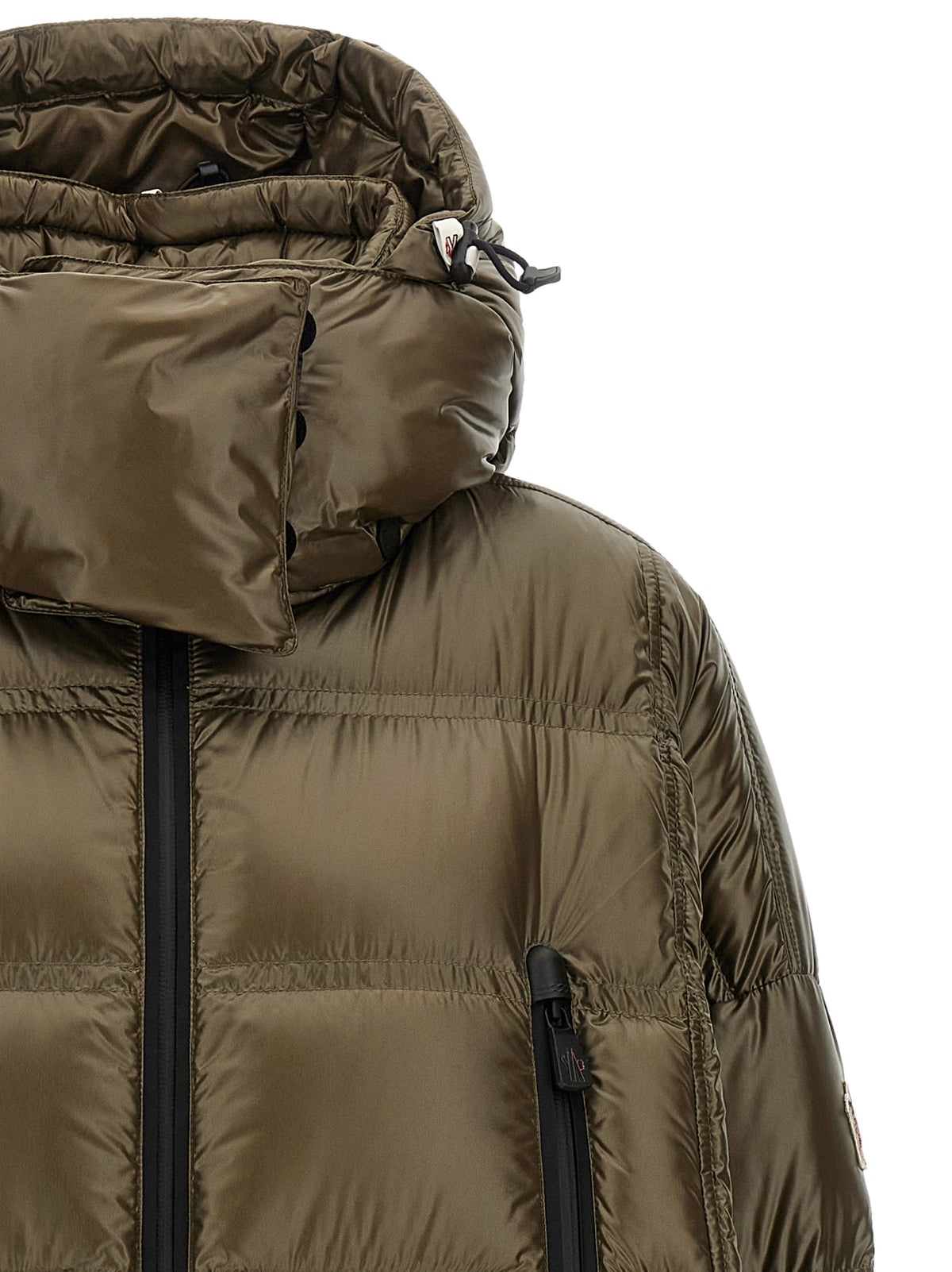 Moncler Grenoble Zweifarbiger Polyamid-Mantel