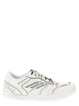 Balenciaga Weiße Kalbsleder-Sneaker im Athletic-Look