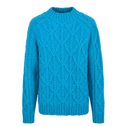 Malo Blauer Baumwollpullover für Herren
