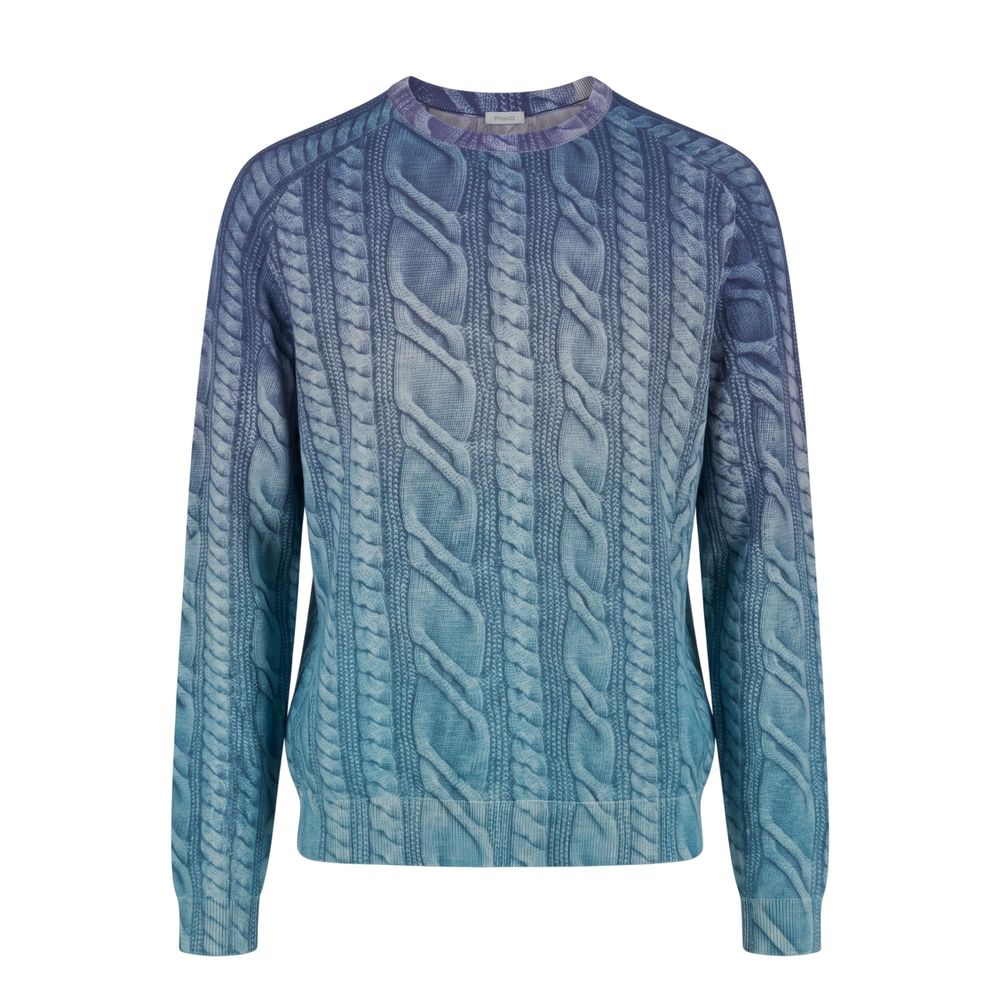 Malo Blauer Polyester-Pullover