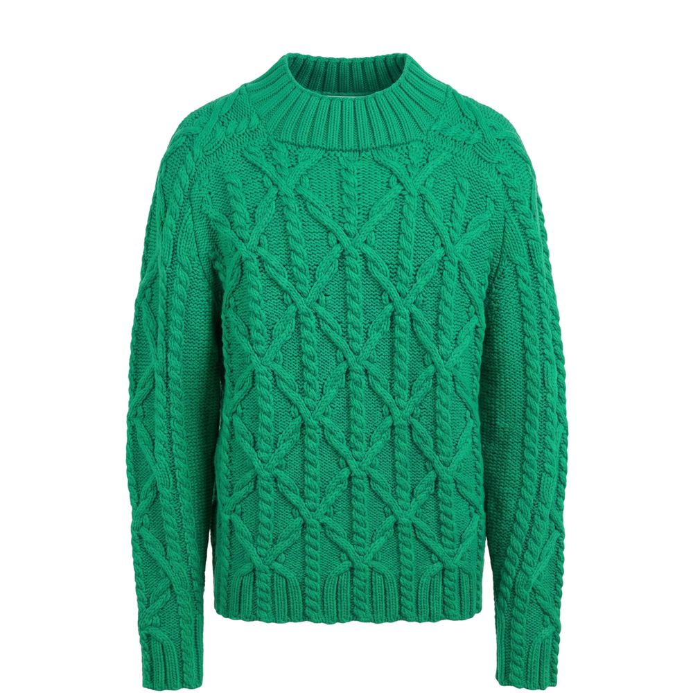 Malo Grüner Baumwollpullover für Herren