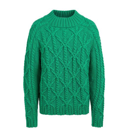 Malo Grüner Baumwollpullover für Herren