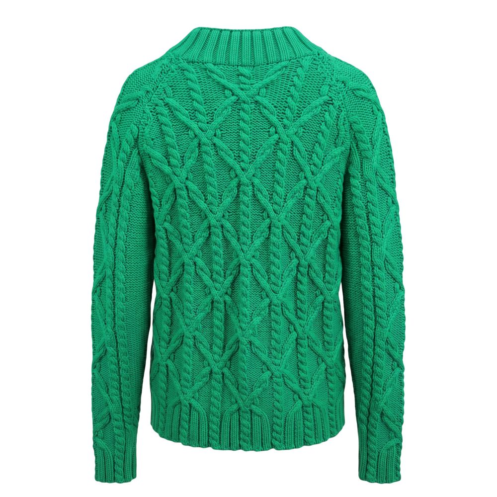Malo Grüner Baumwollpullover für Herren