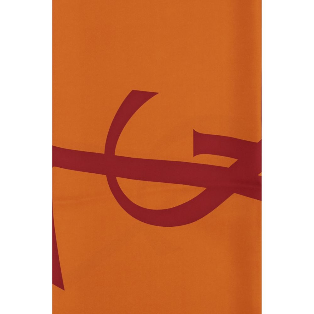 Saint Laurent Orange Seidenschal