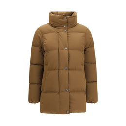 Woolrich Braune Daunenjacke aus Shell