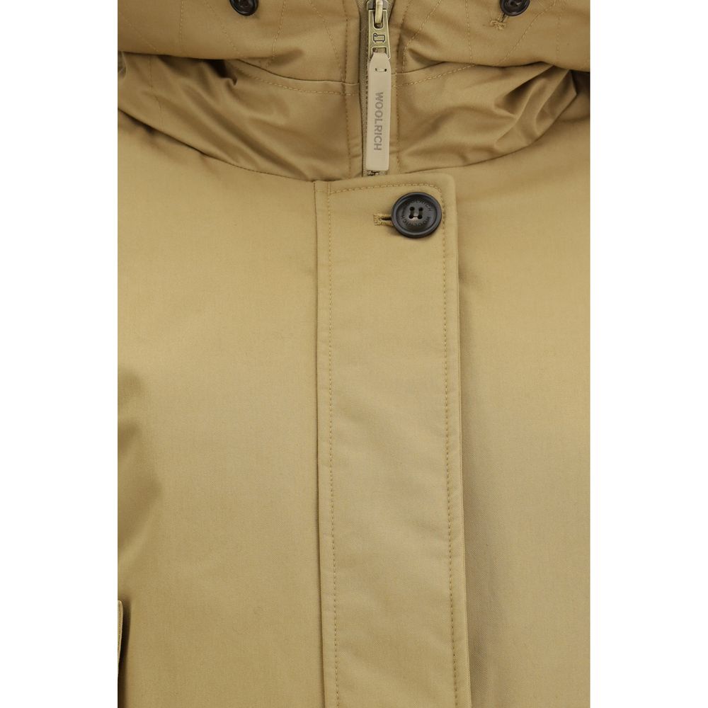 Woolrich Beige Baumwolle Parka