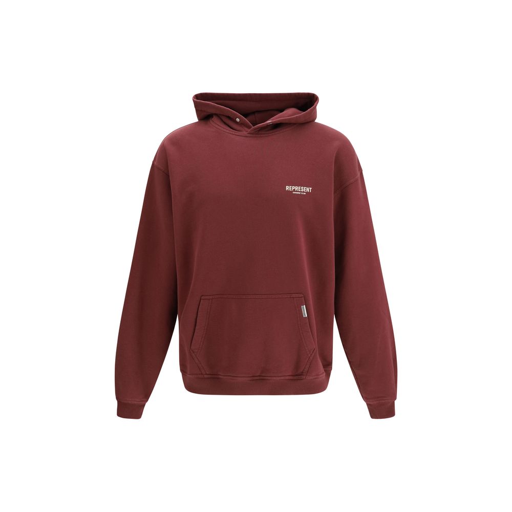 Represent Sweatshirt aus Baumwolle in Bordeaux