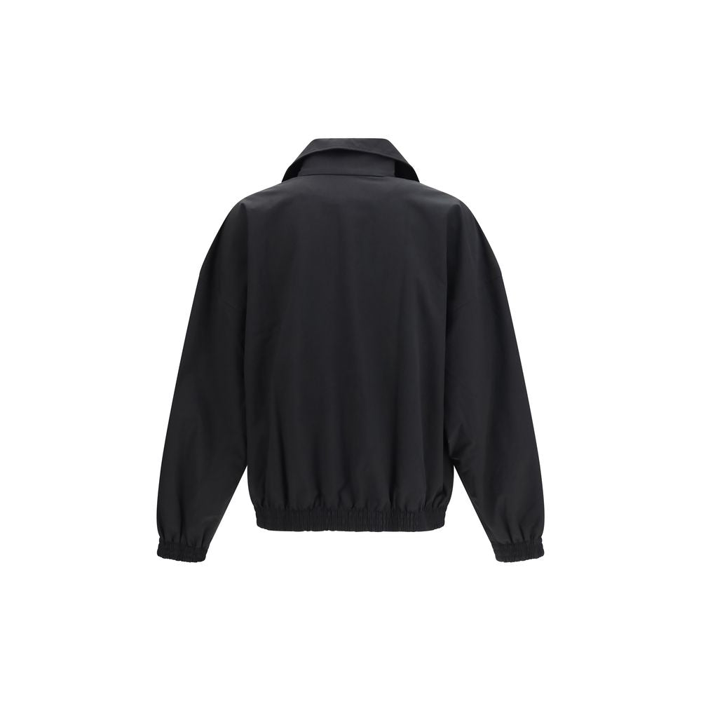 Balenciaga Schwarze Baumwoll-Shell-Jacke