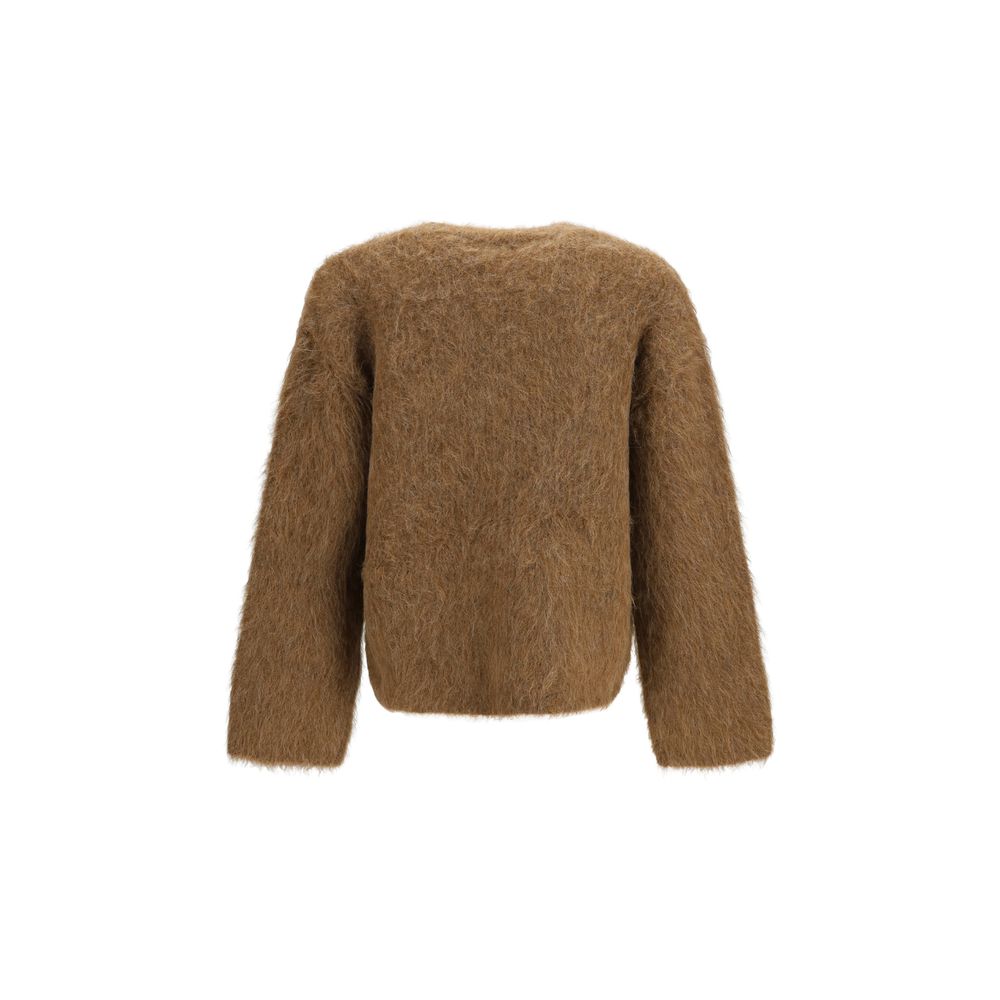 SÉFR Brauner Cardigan aus Spandex