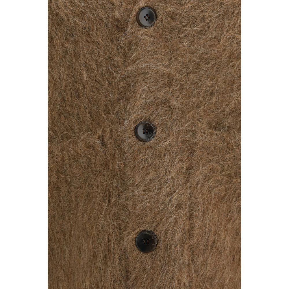 SÉFR Brauner Cardigan aus Spandex