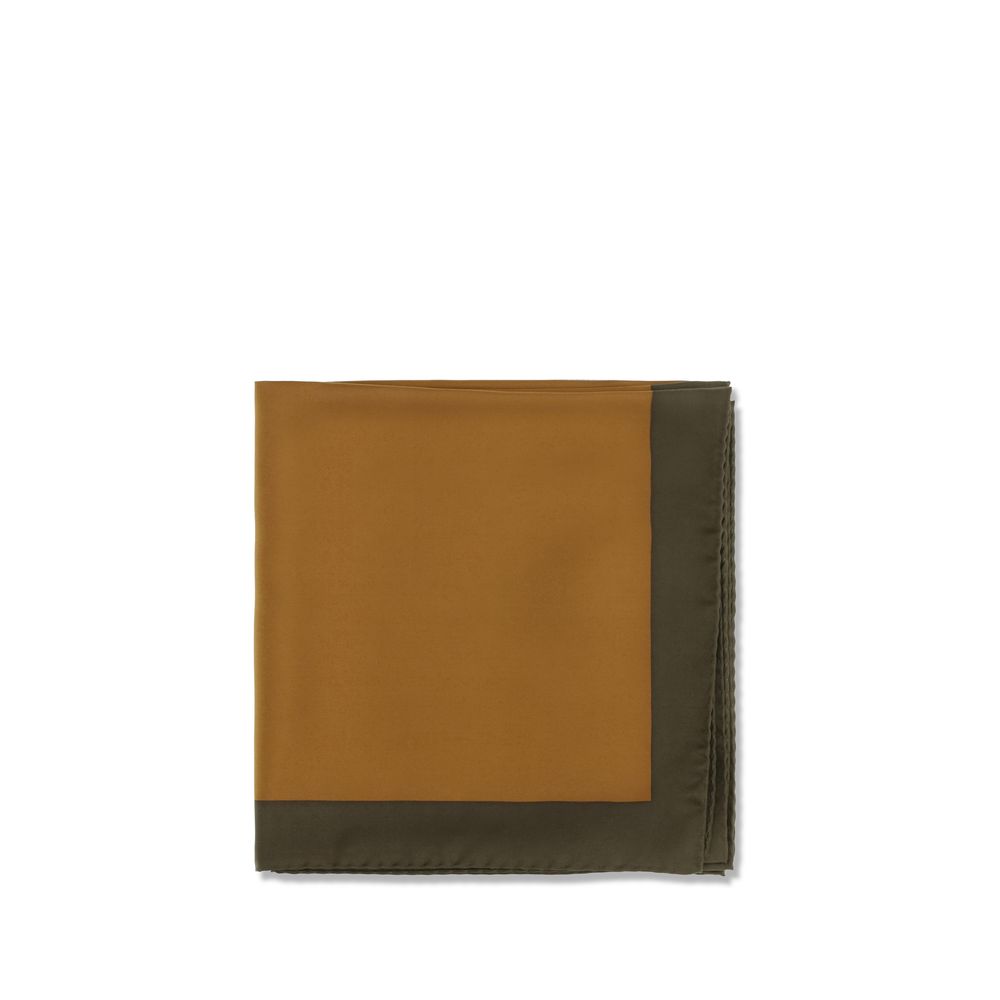 Saint Laurent Brauner Seidenschal