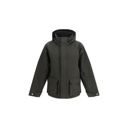GR10K Schwarzer Parka aus Polyester