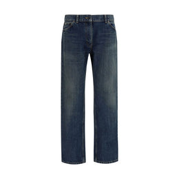 The Row Blaue Baumwolljeans im Relaxed Fit