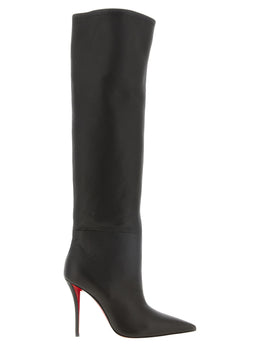 Christian Louboutin Braun Ziegenleder Over The Knee