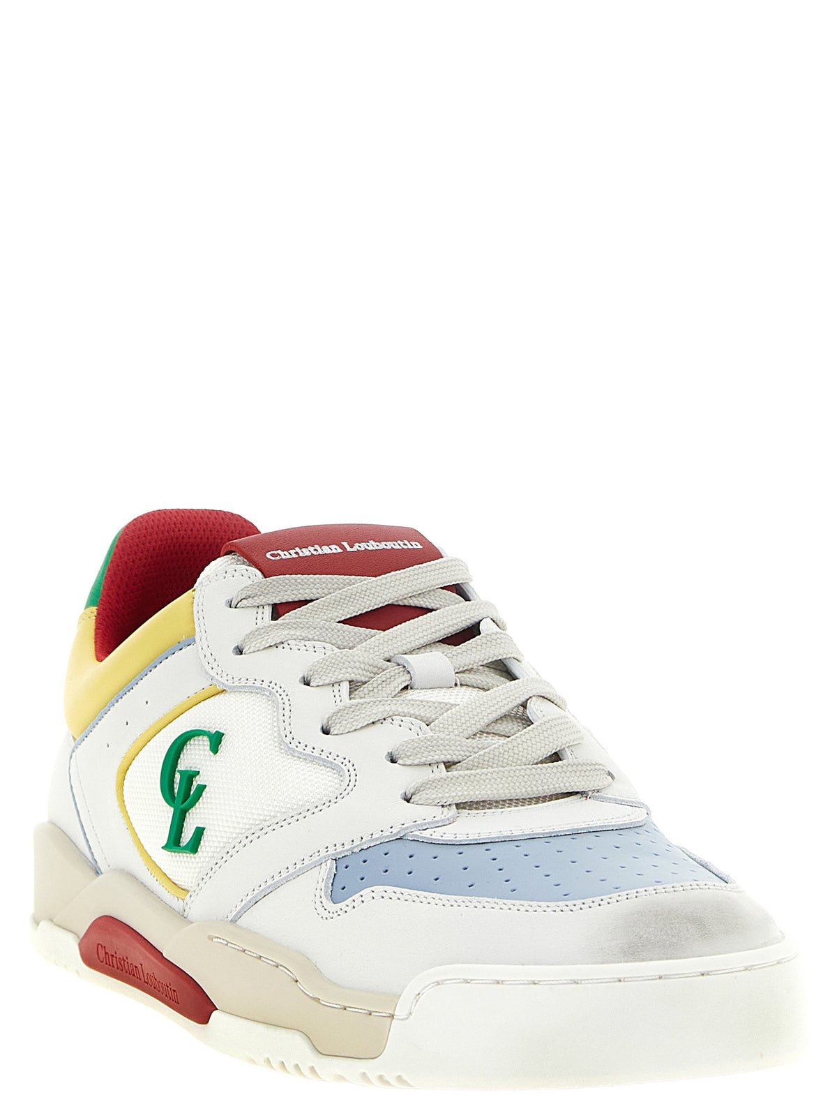 Christian Louboutin Bunte Sneaker aus Kalbsleder