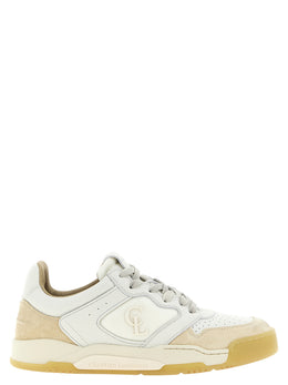 Christian Louboutin Beige Kalbsleder Low-Top-Sneaker