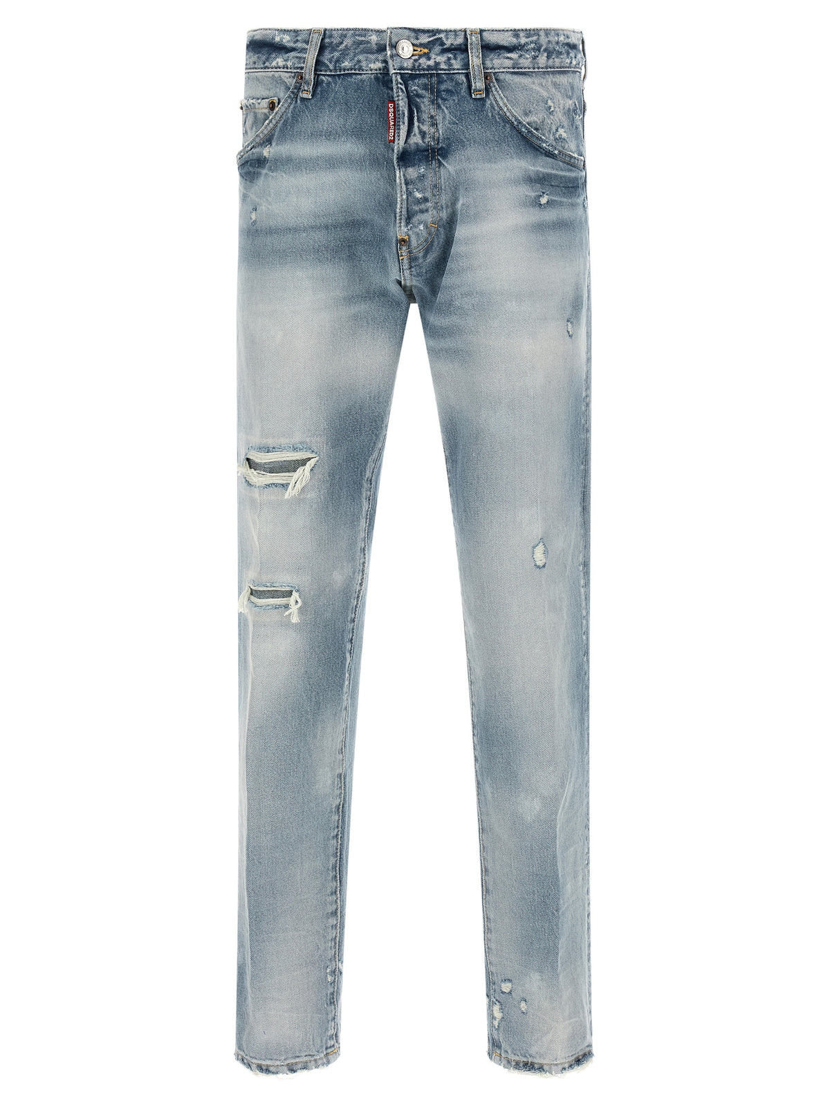 Dsquared² Blaue Jeans aus Baumwolle, Tapered Fit