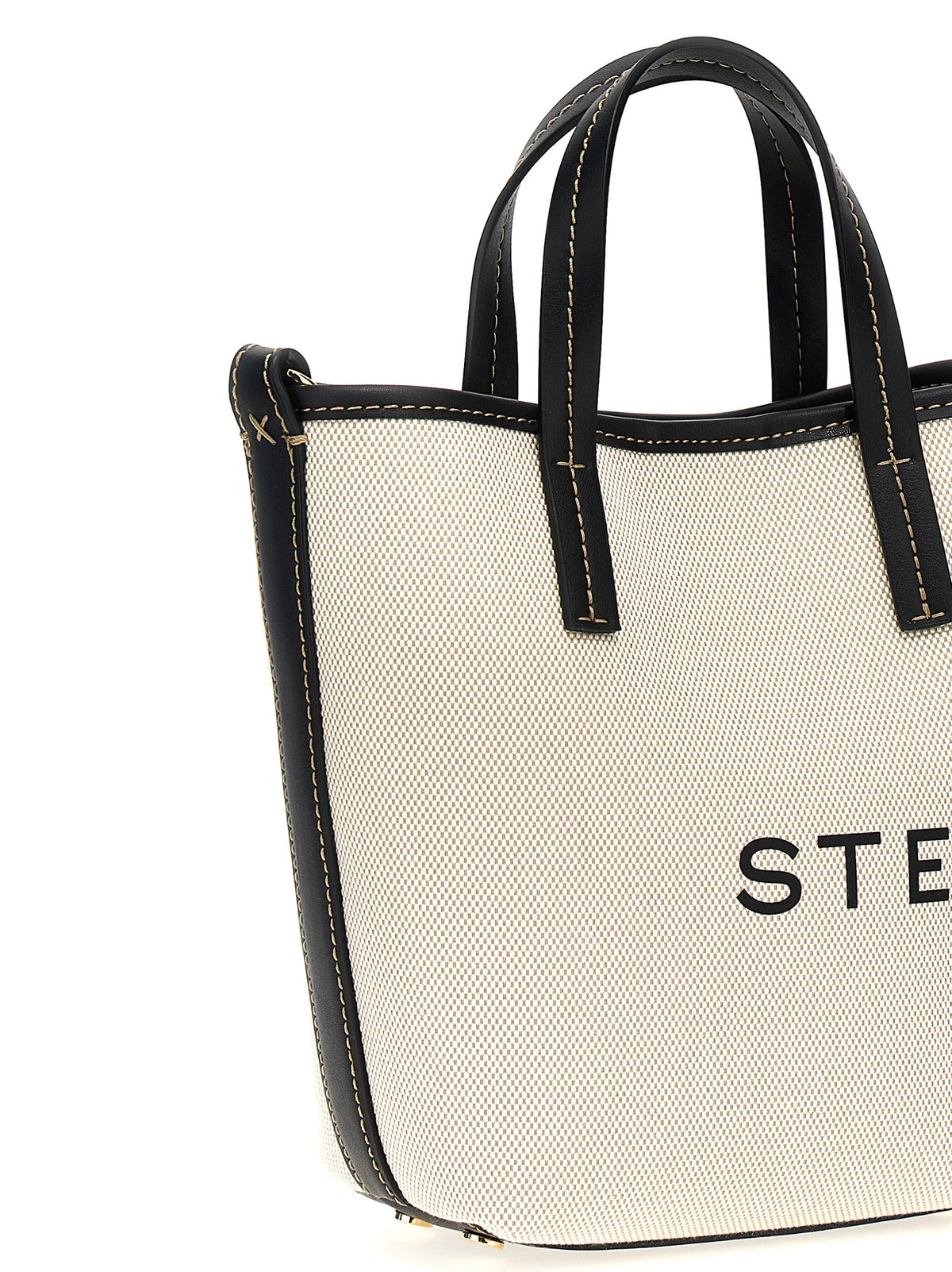 Stella McCartney Beige Polyamid-Tragetasche