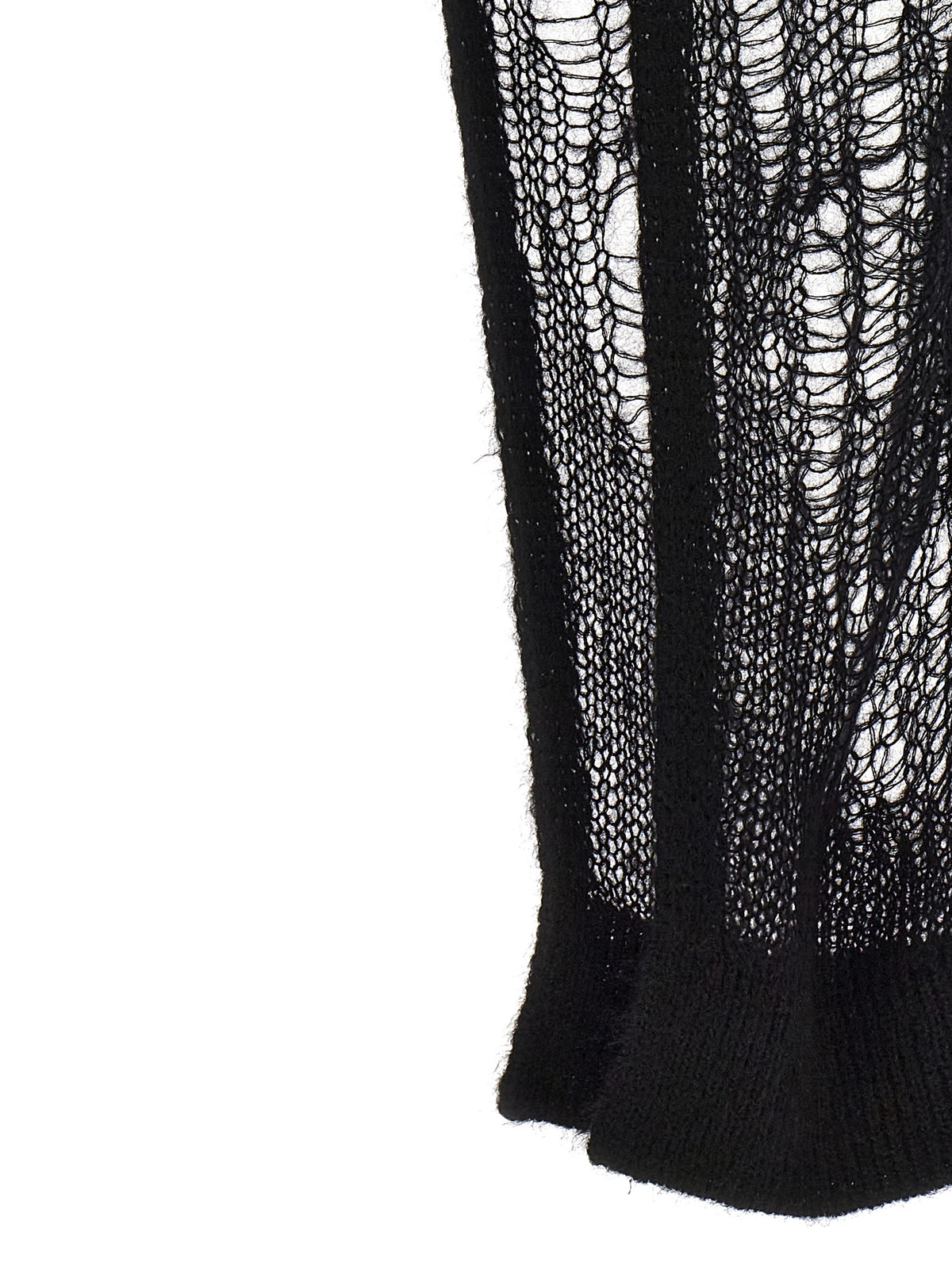 Rick Owens Schwarzer Minirock aus Nylon