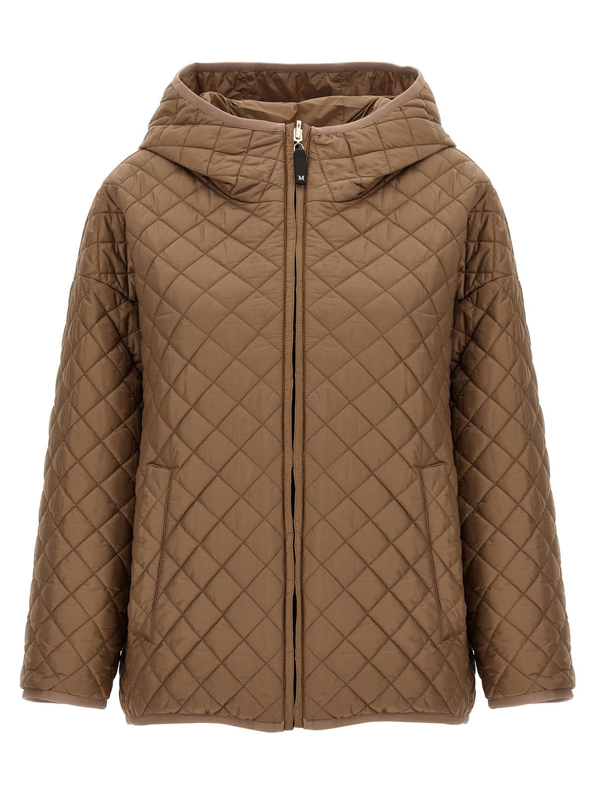 Max Mara Beige Polyester Shell Jacke