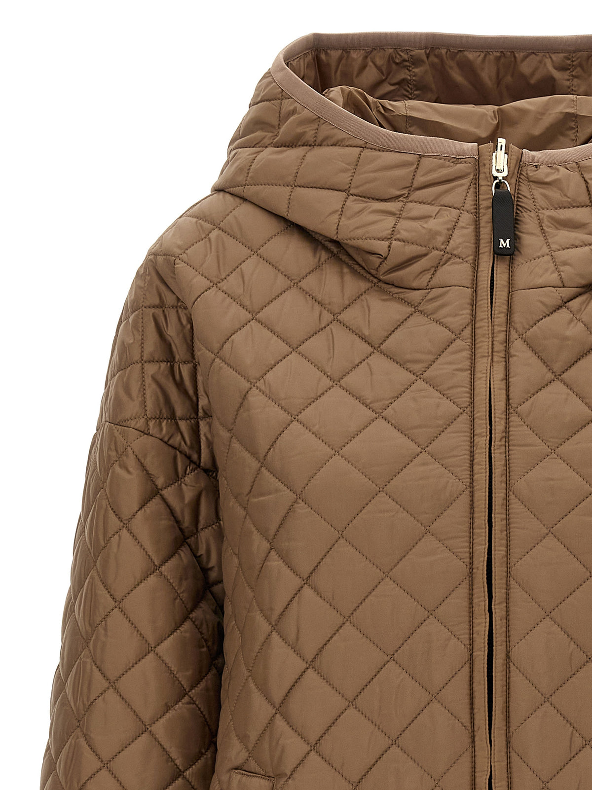 Max Mara Beige Polyester Shell Jacke